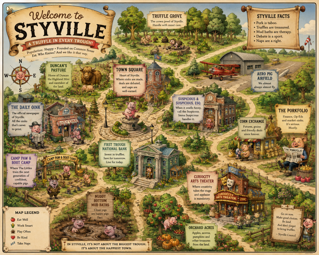 Styville Municipal Map