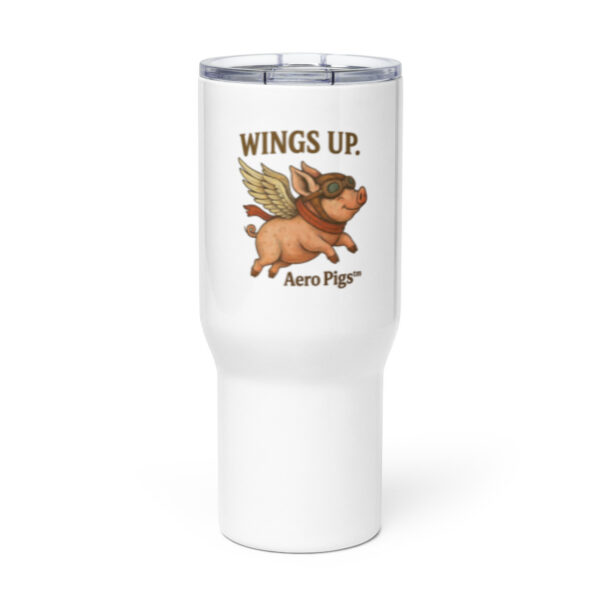The Aero Pig™ WINGS UP Travel Mug – 25 oz or 40 oz