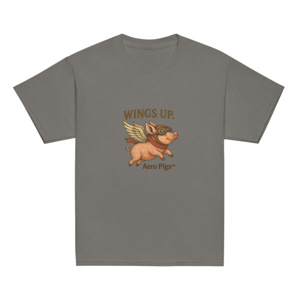 youth-classic-tee-charcoal-front-6a7a095c0c271.jpg The Aero Pig™ Youth Classic Tee